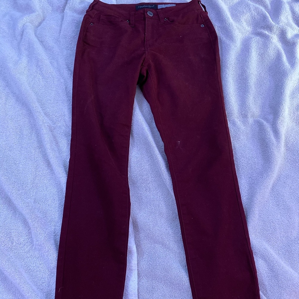 Red jeans